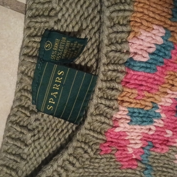 Vintage Ramie Floral Knit - Picture 3 of 3